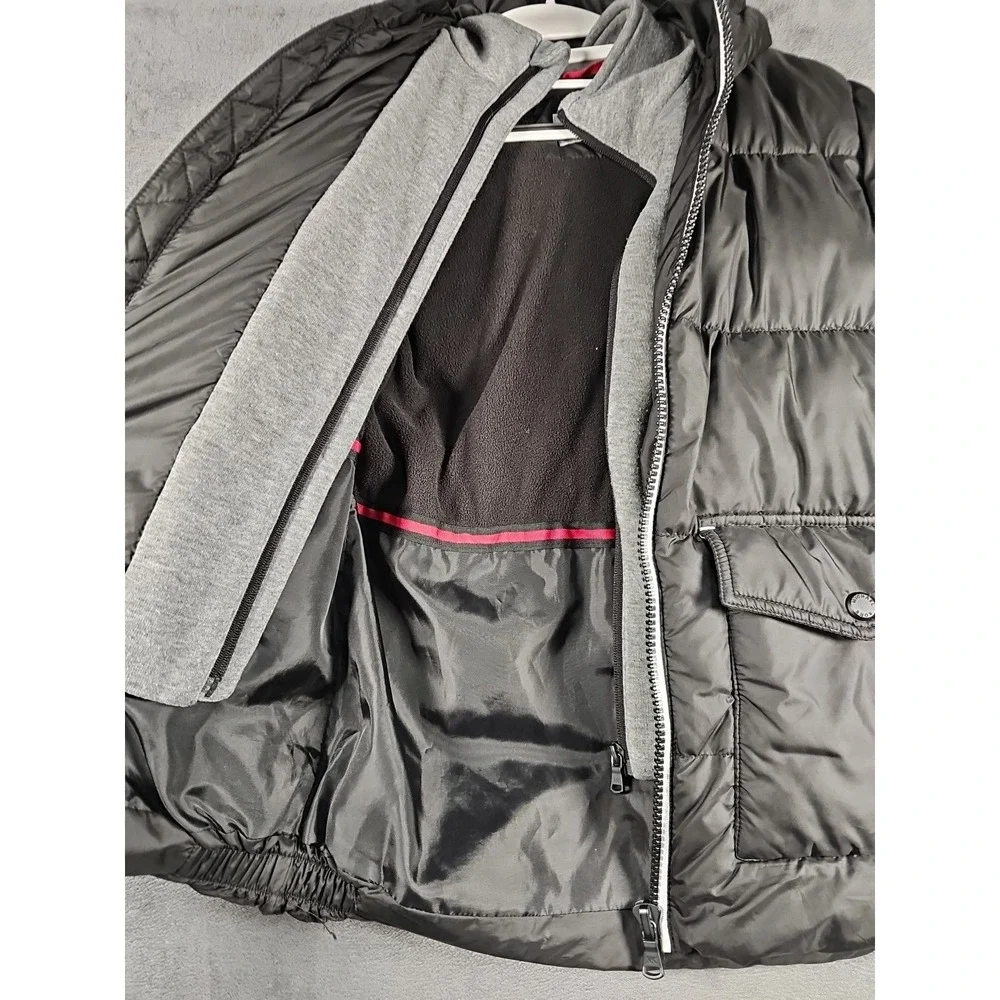 Michael Kors Girls Down Jacket Black Puffer Coat 8 Hooded‎ Full-Zip Lightweight